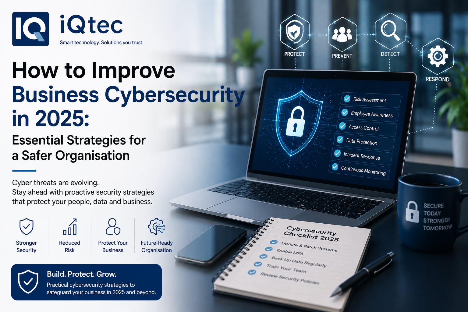 How to Improve Business Cybersecurity in 2025: Essential Strategies for a Safer Organisation