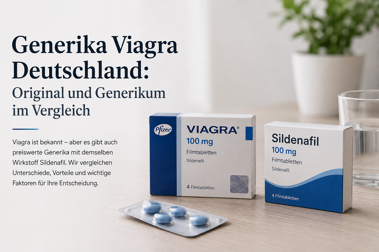 Generika Viagra Deutschland: Original und Generikum im Vergleich