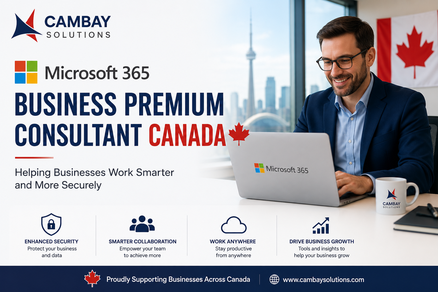 Microsoft 365 Business Premium Consultant Canada: Helping Businesses Work Smarter and More Securely