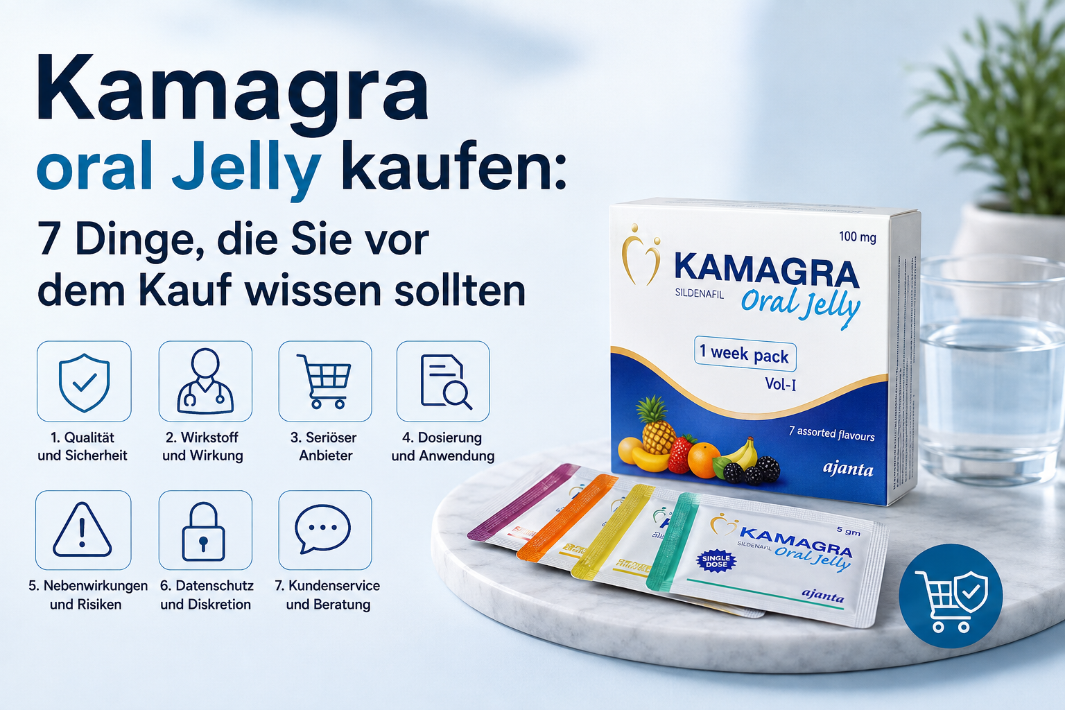 Kamagra oral Jelly kaufen: 7 Dinge, die Sie vor dem Kauf wissen sollten