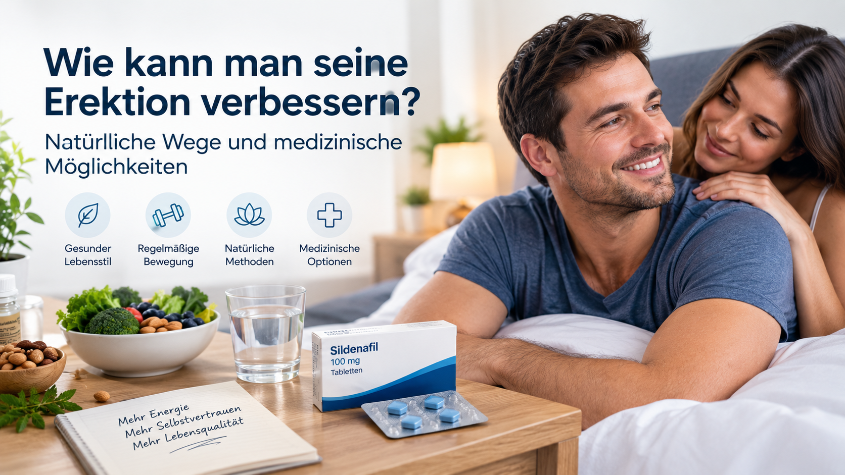 Wie kann man seine Erektion verbessern? Natürliche Wege und medizinische Möglichkeiten