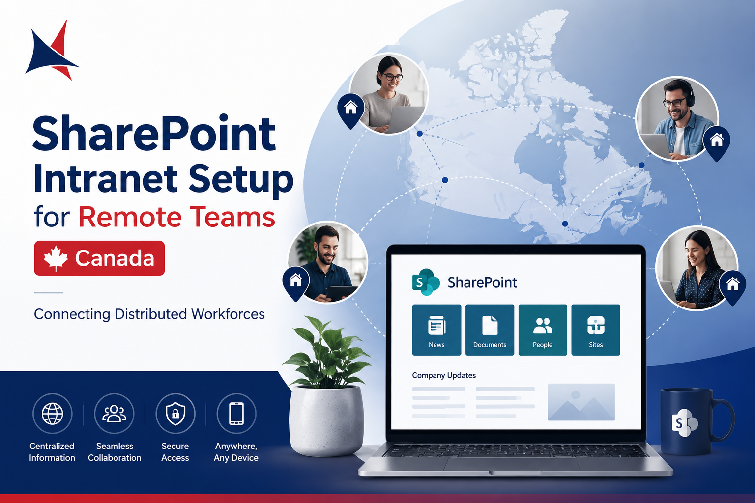 SharePoint Intranet Setup for Remote Teams Canada: Connecting Distributed Workforces