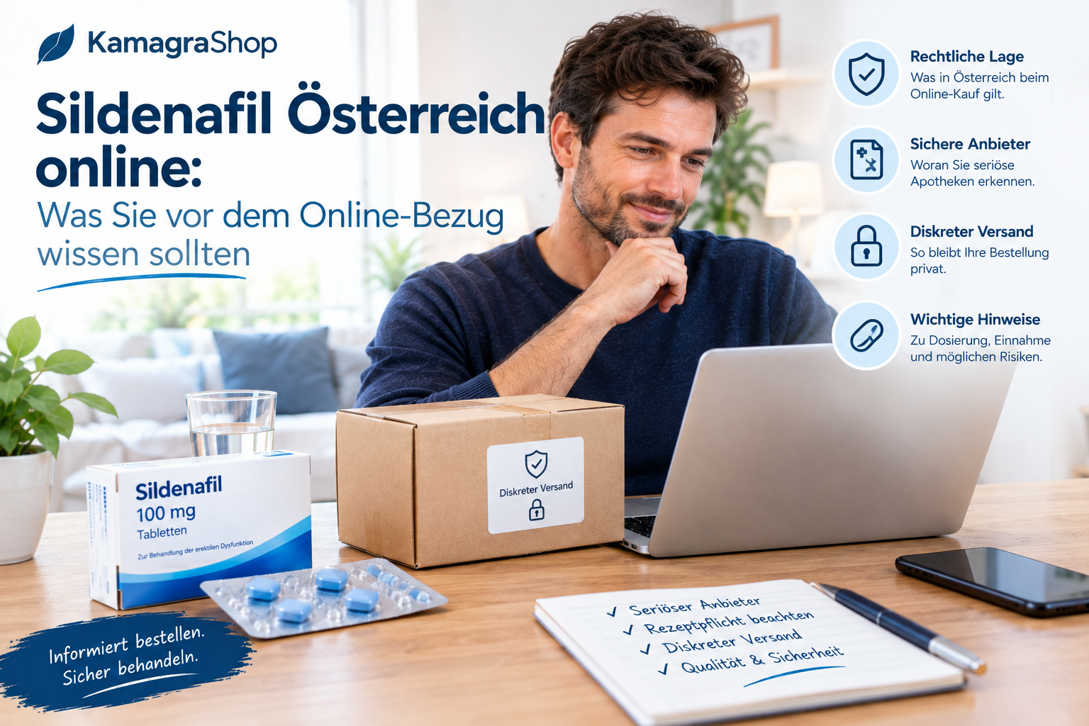 Sildenafil Österreich online: Was Sie vor dem Online-Bezug wissen sollten