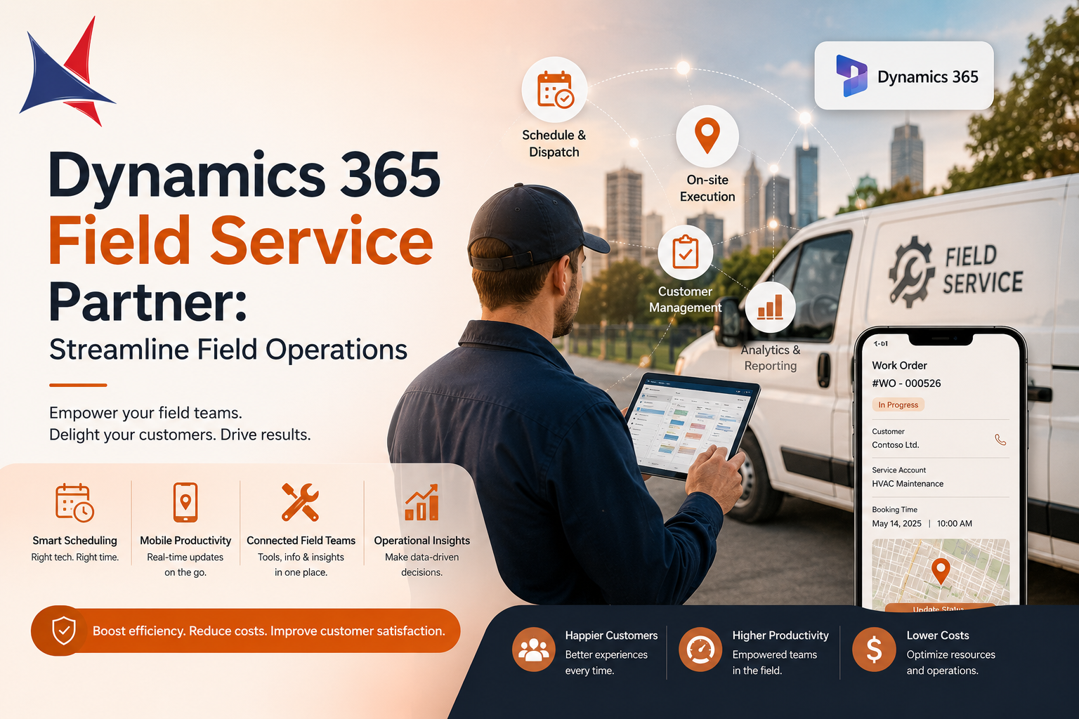 Dynamics 365 Field Service Partner: Streamlining Service Operations